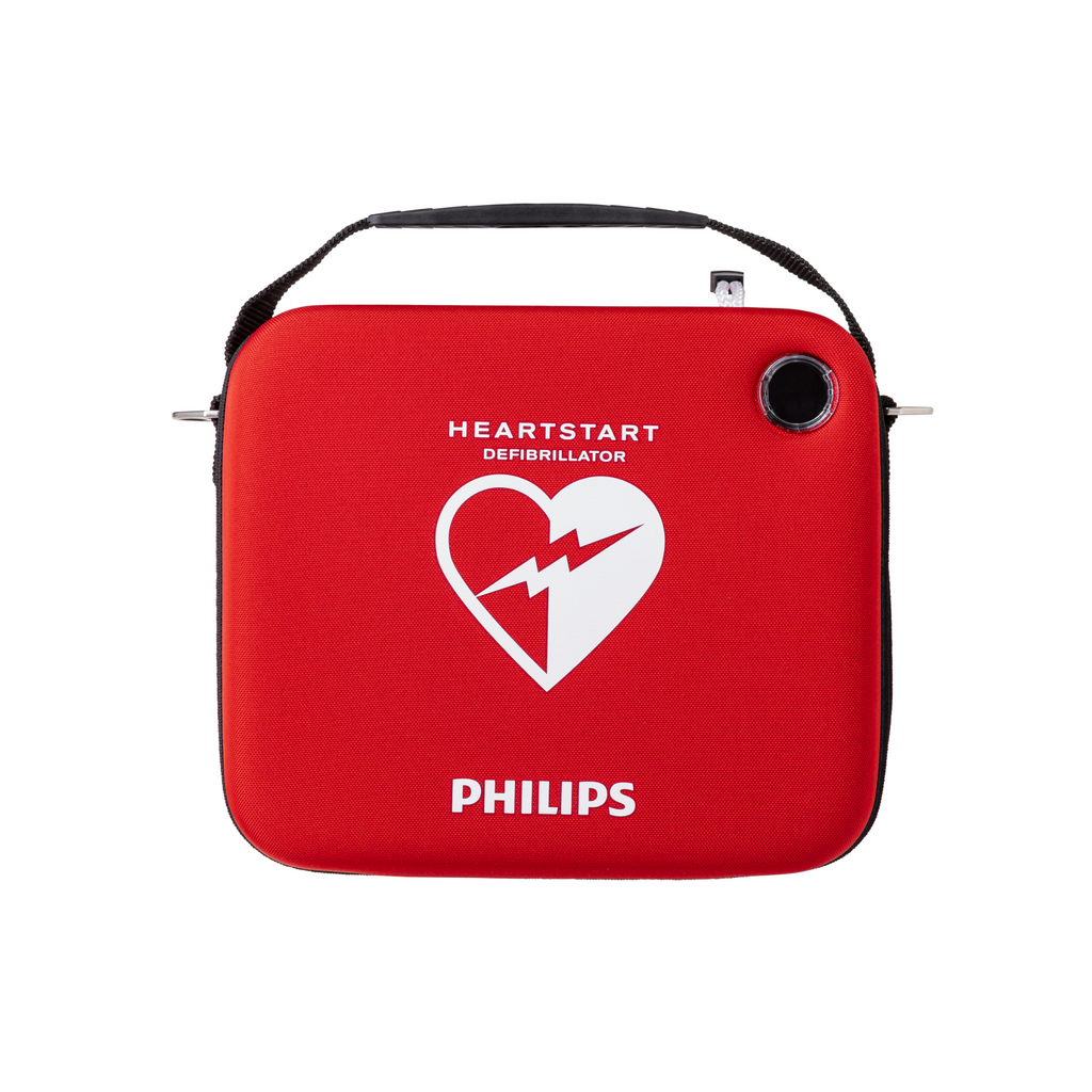 Komplett paket Philips HS1 – AED med vit/grön inomhusbox