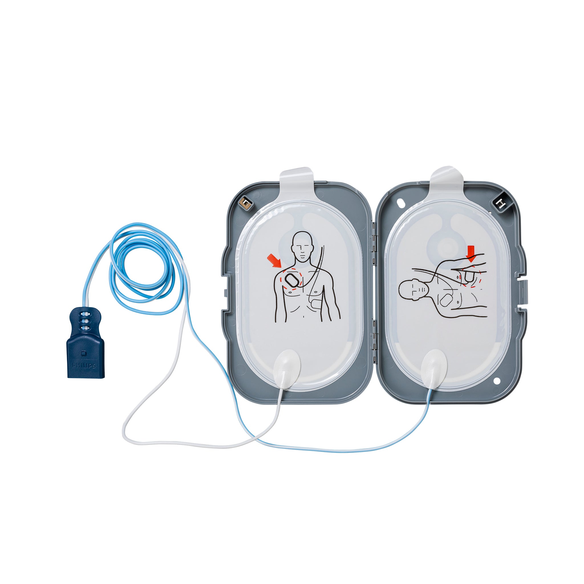 Électrodes Philips FRx - Vue détaillée