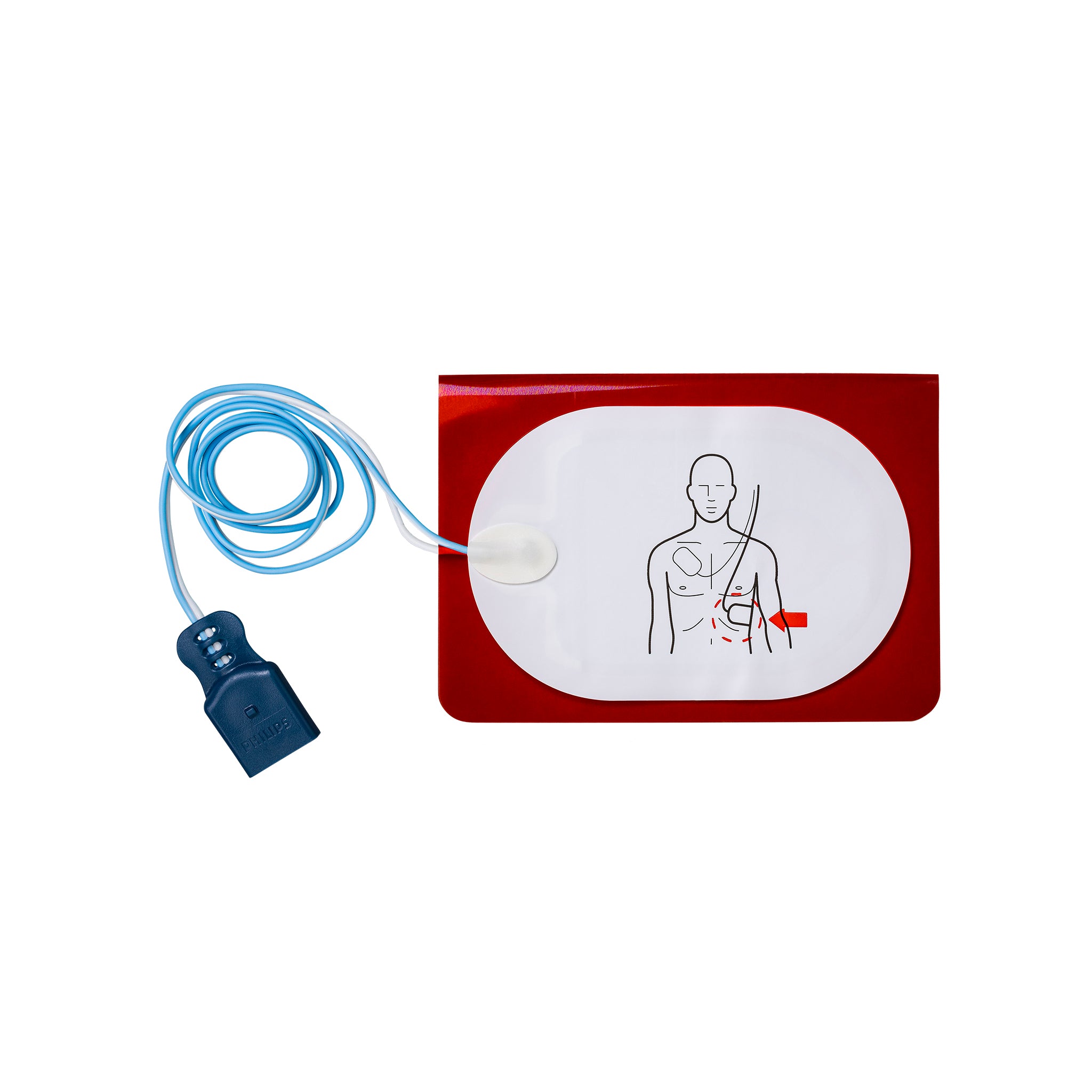 Électrodes Philips FR2 - Vue détaillée